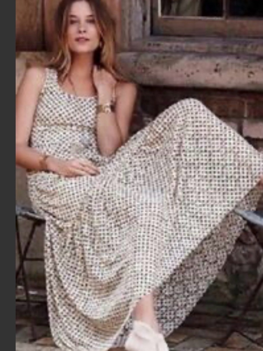 NWOT Anthropologie Meadow Rue Marigny Prairie Dress Boho Cotta.